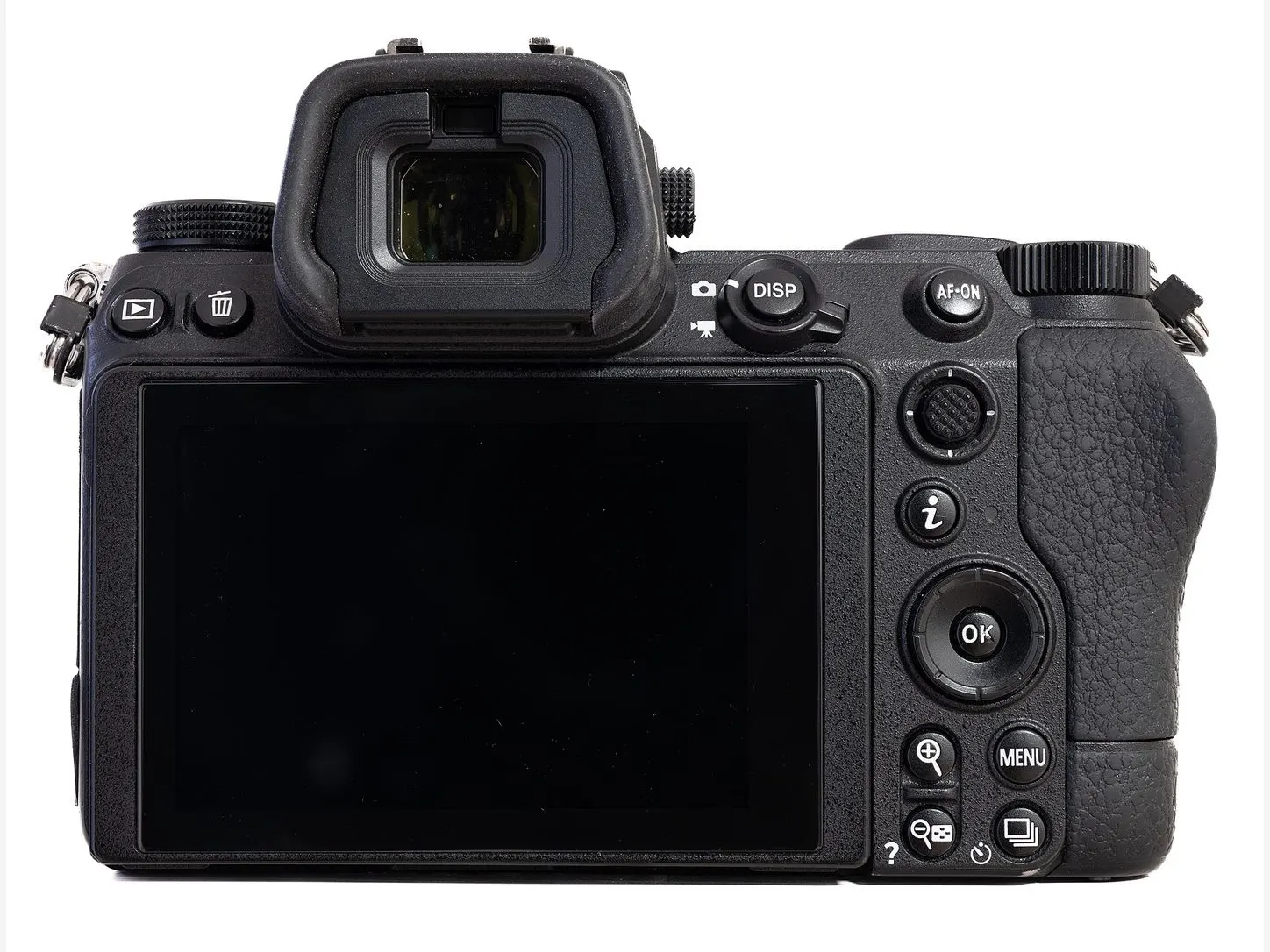 Nikon Z6 II ดำ มุมด้านหลัง